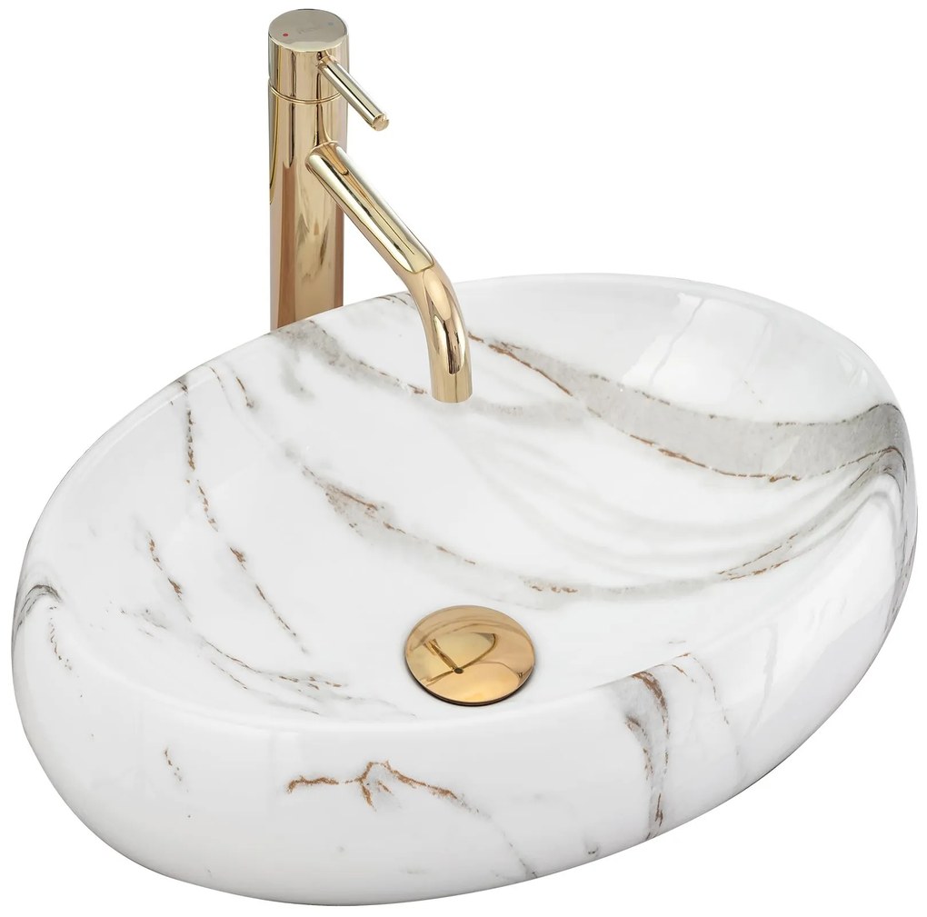 Lavabo da appoggio Rea Linda Lava