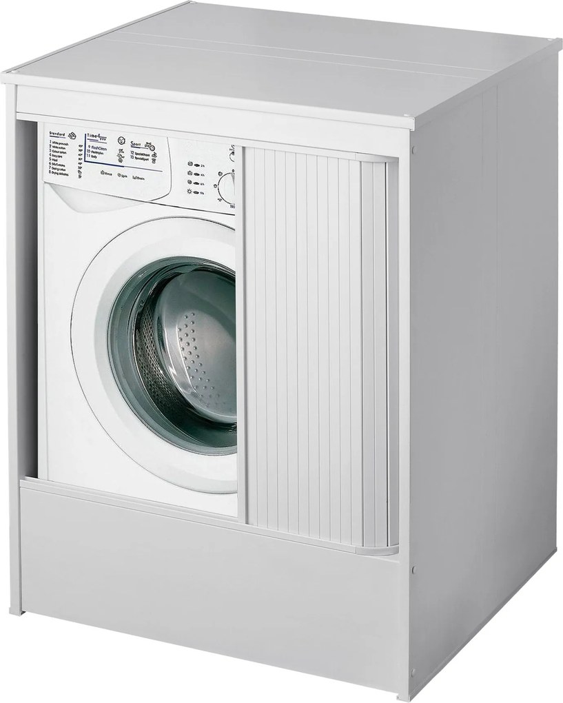 Coprilavatrice da Esterno in PVC 70x94x60 cm con Serranda Forlani Esterni Roc Bianco...