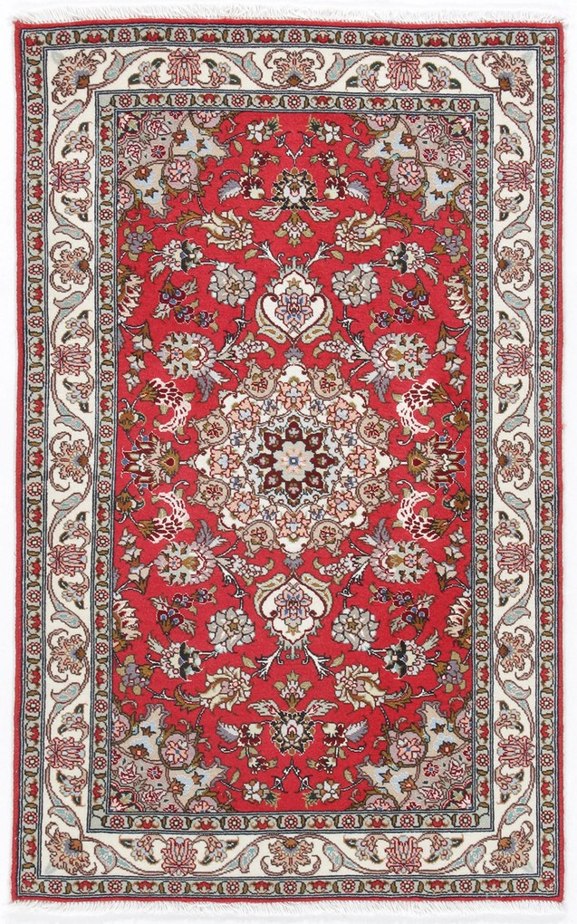 Tabriz Tappeto 130x80 (Iran) Annodato A Mano