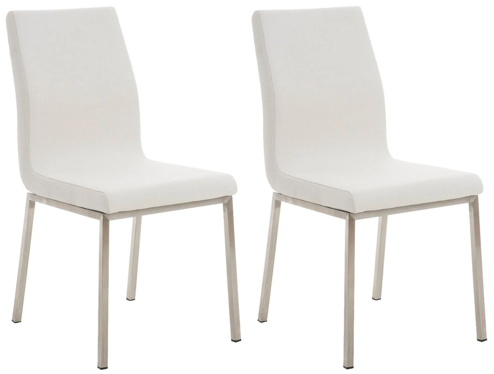 Set Di Sedie Da Pranzo Colmar İn Tessuto - Eleganza E Comfort Unici / Weiß