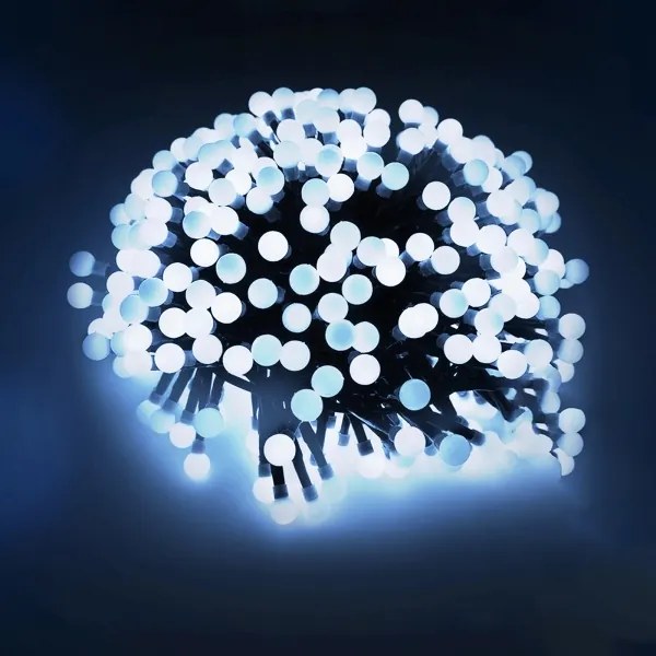 Aigostar - Catena luminosa LED decorativa da esterno 100xLED/3,6W/230V/8 funzioni 10m IP44 bianco freddo