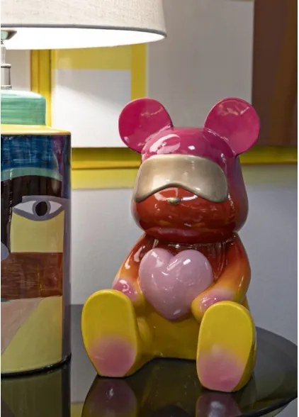 Orsetto Rainbow Seduto Cm 21,5X20,5X32