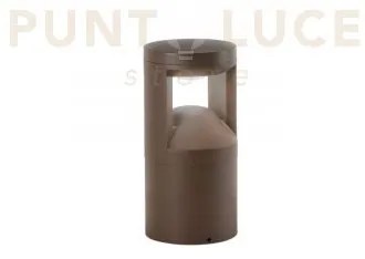 Paletto led wami in alluminio bronzo 12w 1530lm cct ip65 25x12x12cm...