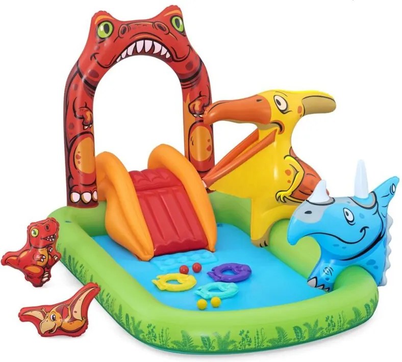 BESTWAY Jurassic Splash parco giochi per bambini 241 x 140 x 137 cm