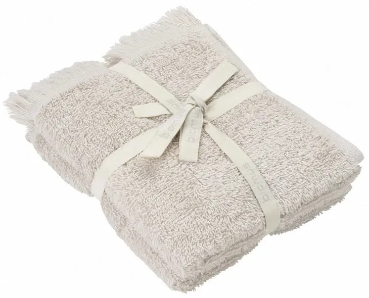 Set di 2 asciugamani in cotone crema 30x50 cm Frino - Blomus