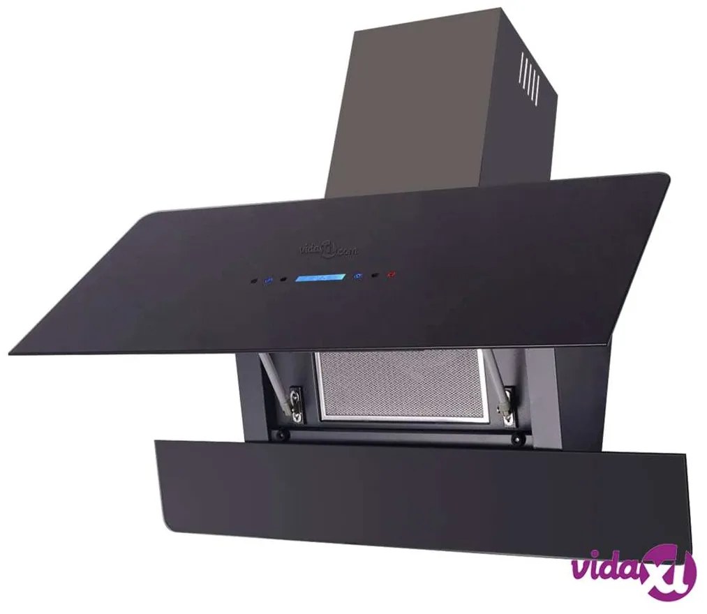 vidaXL Cappa con Schermo Touch Nero 900 mm