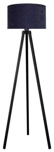 Brilagi - Lampada da terra VELVET 1xE27/60W/230V wenge/blu