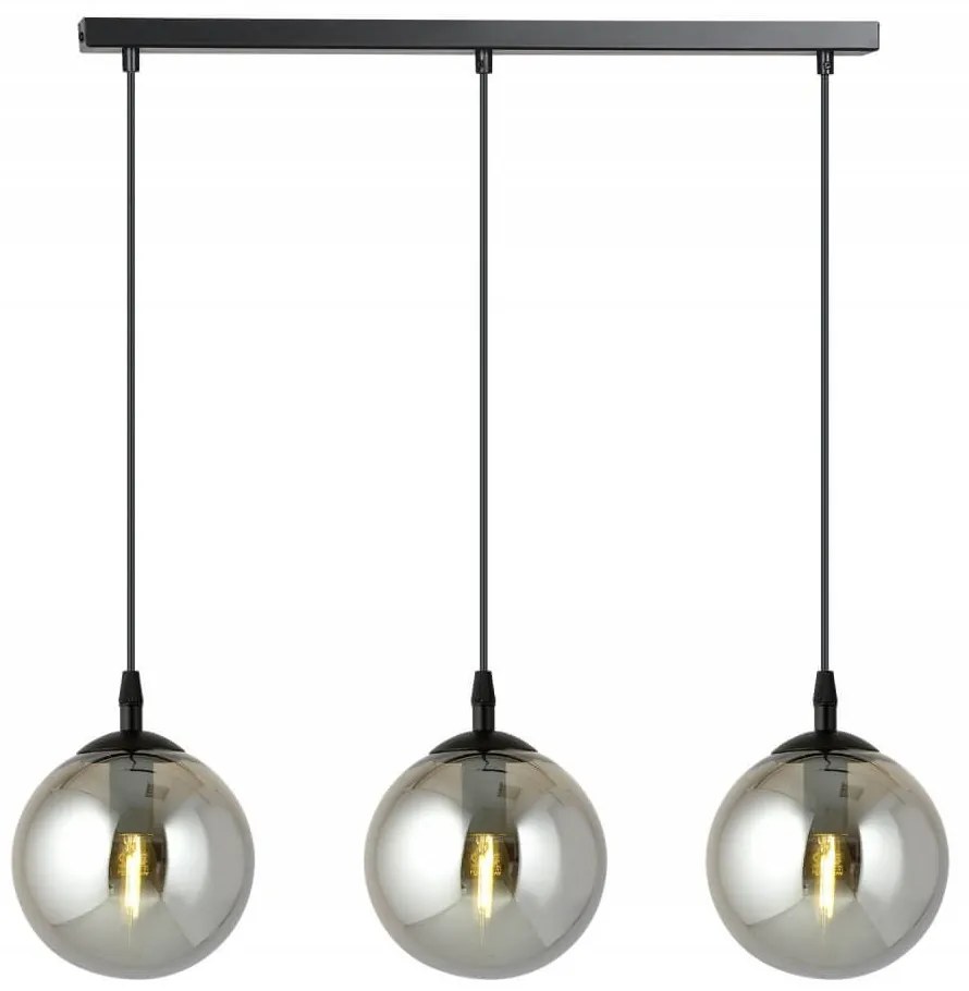 Lampadario a sospensione COSMO 3 BLACK GRAFIT Colore del corpo Nero