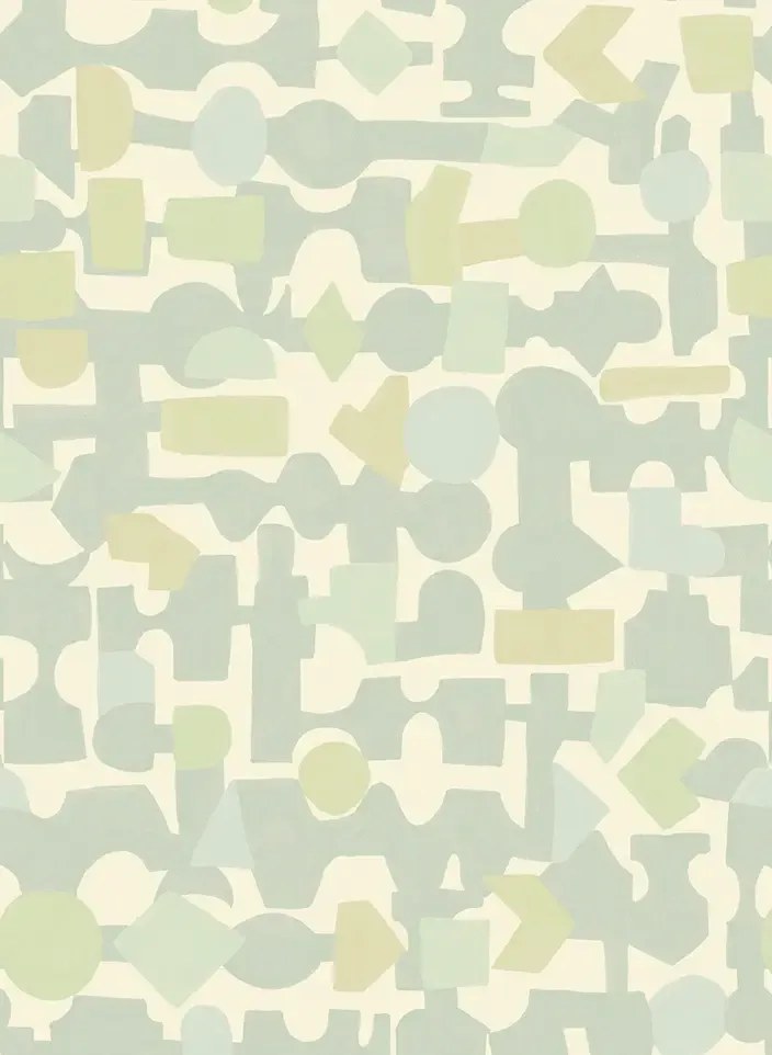 Eijffinger Carta da parati panoramica Blocks - Slate Blue