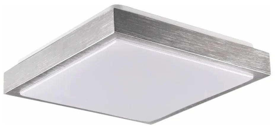 Plafoniera KAZIMIERZ 2xE27/20W/230V 29,5x29,5 cm argento