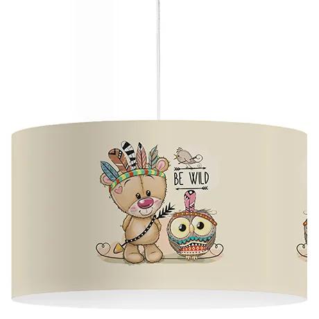 Sospensione Moderna 1 Luce In Polilux Xxl Decokids Indiano Made In Italy