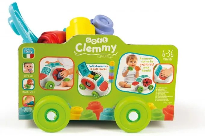 Soft Clemmy - auto - sensory toy