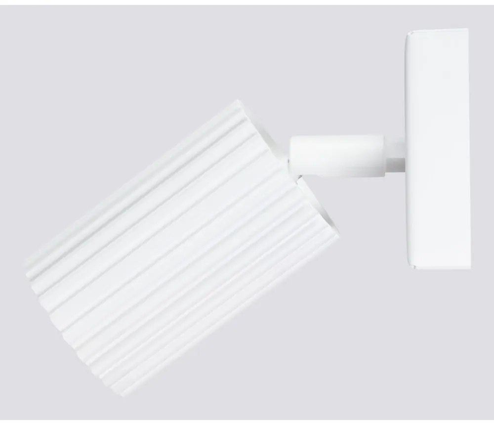 Faretto bianco 8x16 cm Gleam – Sollux