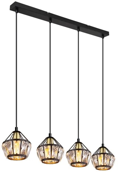 Globo 54359-4H - Lampadario a sospensione con filo LOIS 4xE14/40W/230V