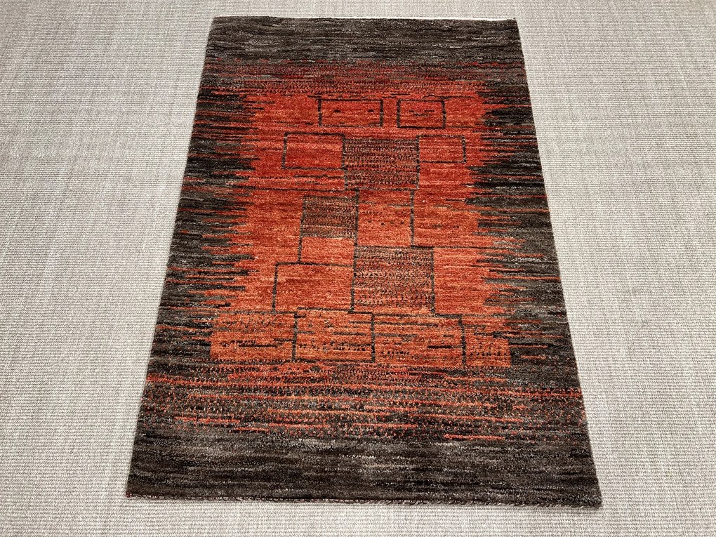 Gabbeh Tappeto 100 x 150 Rosso (Iran) Annodato A Mano