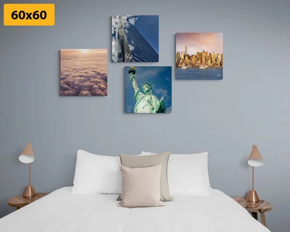 Set di quadri – New York in colori unici