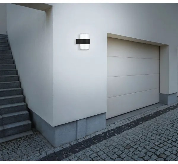 Telefunken 320405TF - Applique da esterno a LED 2xLED/8W/230V IP44 nero