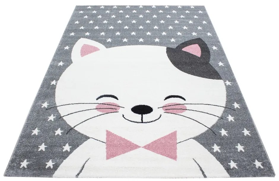 Tappeto per bambini rosa-grigio 80x150 cm Kids - Ayyildiz Carpets