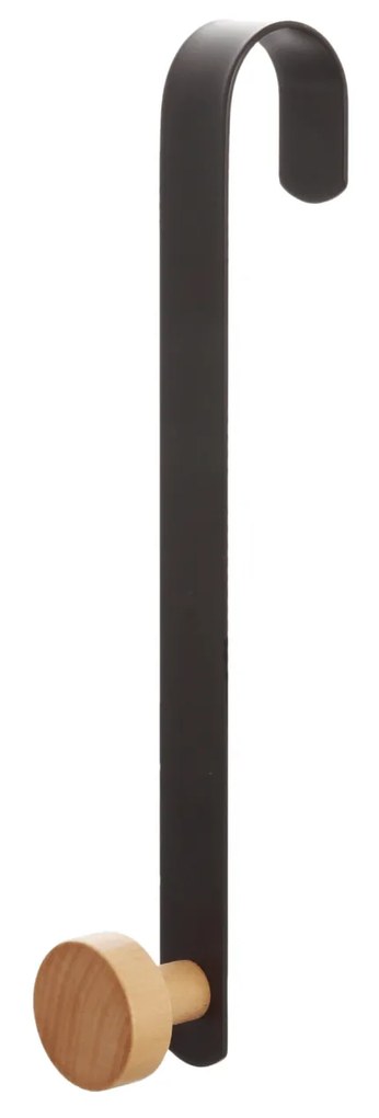 Gancio Singolo D'Appoggio Feridras "Haiti" Nero