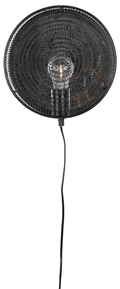 Lampada da parete nera Lea - White Label