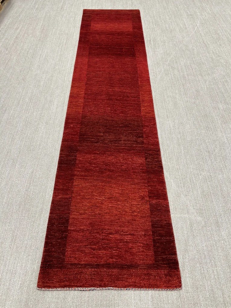 Loribaft Tappeto persiano 100x450 Rosso (Iran) Annodato A Mano