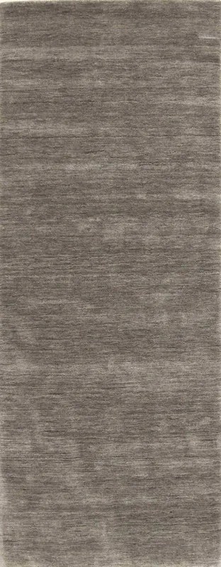 Loribaft Tappeto 300 x 80 Nero (Indian) Realizzato A Mano