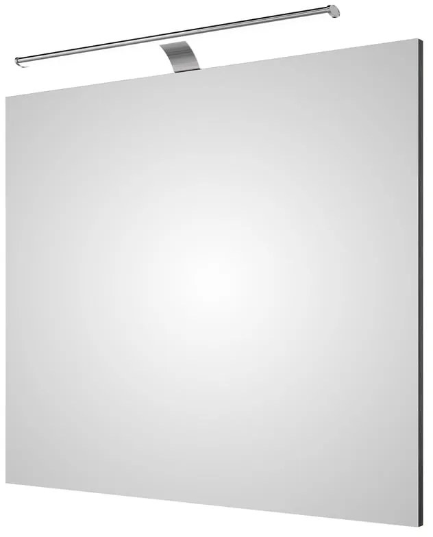 Specchio con illuminazione integrata completo di faretto bagno Solitaire H 70 cm