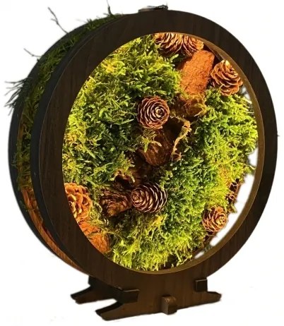 Li-Go 23654 - Decorazione da tavolo LED dimmerabile LED/12W/230V 20x22 cm verde muschio