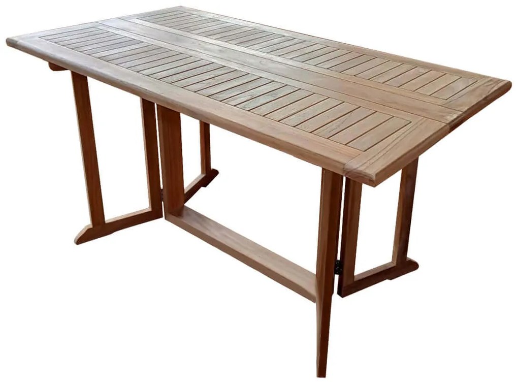 CHOROS - tavolo da giardino pieghevole in legno di teak