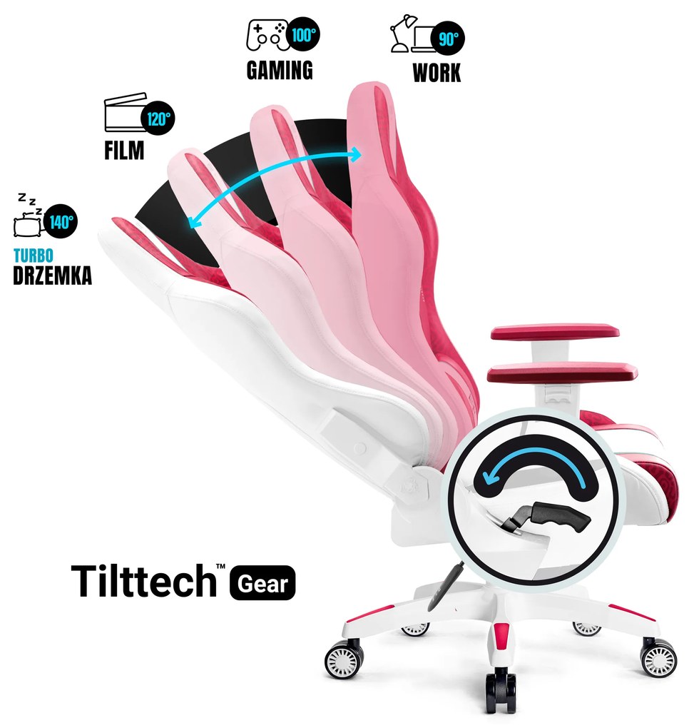 Sedia da Gaming Diablo X-One 2.0 Candy Rose: Kids Size