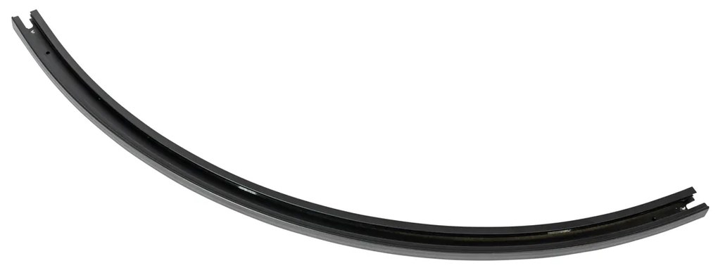 Binario moderno nero curvo 90° monofase - Iconic