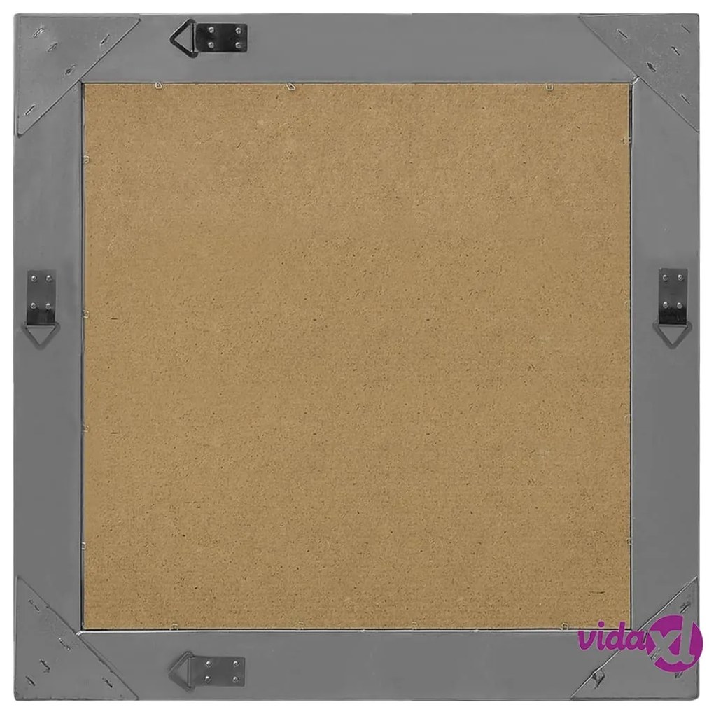 vidaXL Specchio da Parete Stile Barocco 60x60 cm Nero