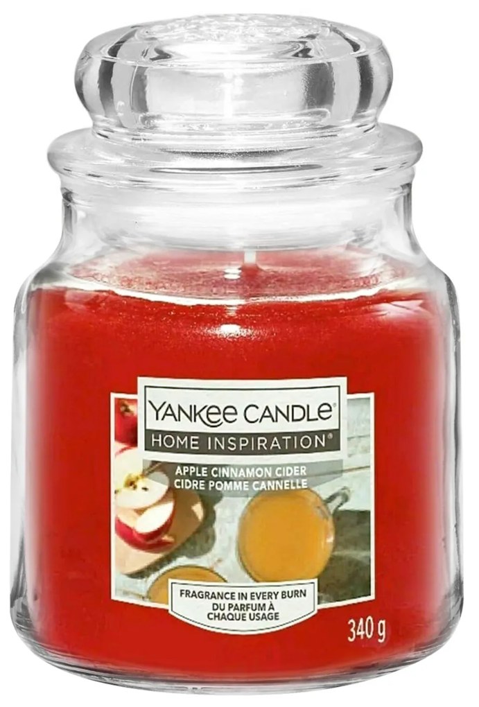 Apple Cinnamon Cider, candela in giara media Yankee Candle