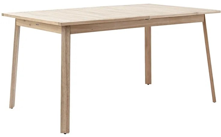 Tavolo allungabile da esterno rettangolare in acacia naturale 4 posti L da 151 a 199x90cm, Solis NATERIAL