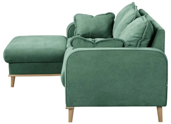 Divano angolare turchese (angolo sinistro) Beata - Ropez