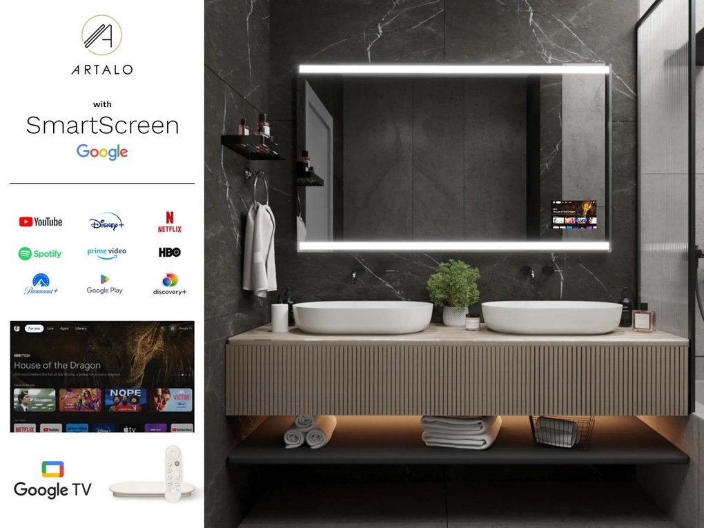 Specchio con LED illuminazione M13 premium