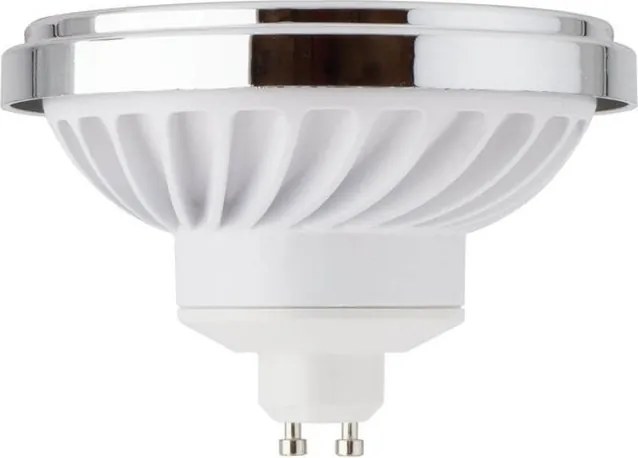 Lampada LED AR111 15W angolo 45° CRI92 No-Flickering Colore Bianco Caldo 3.000K