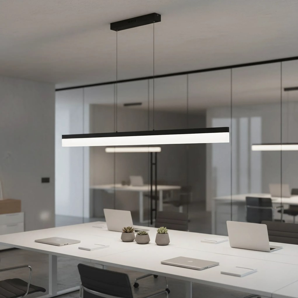 Lampada da soffitto LED APP1692-CP 120 cm Black