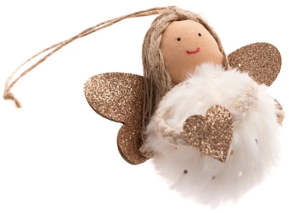 Decorazione per albero di natale in tessuto 8 cm Angel – Dakls