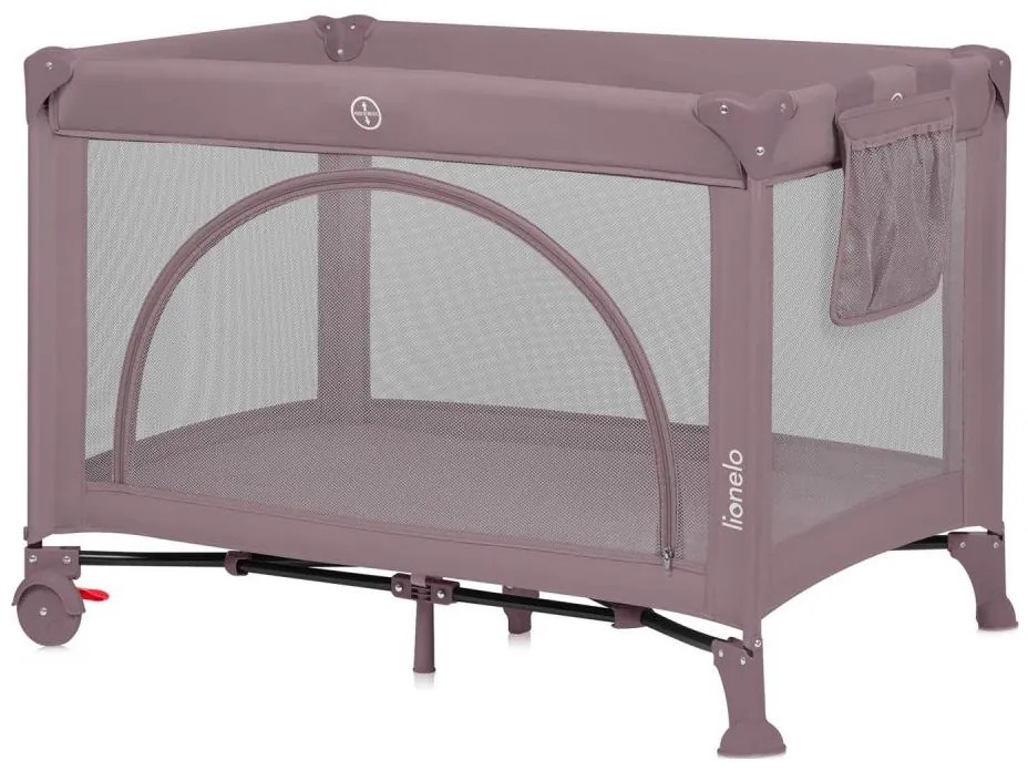 Lionelo - Lettino da viaggio LAURA Rosa Nude