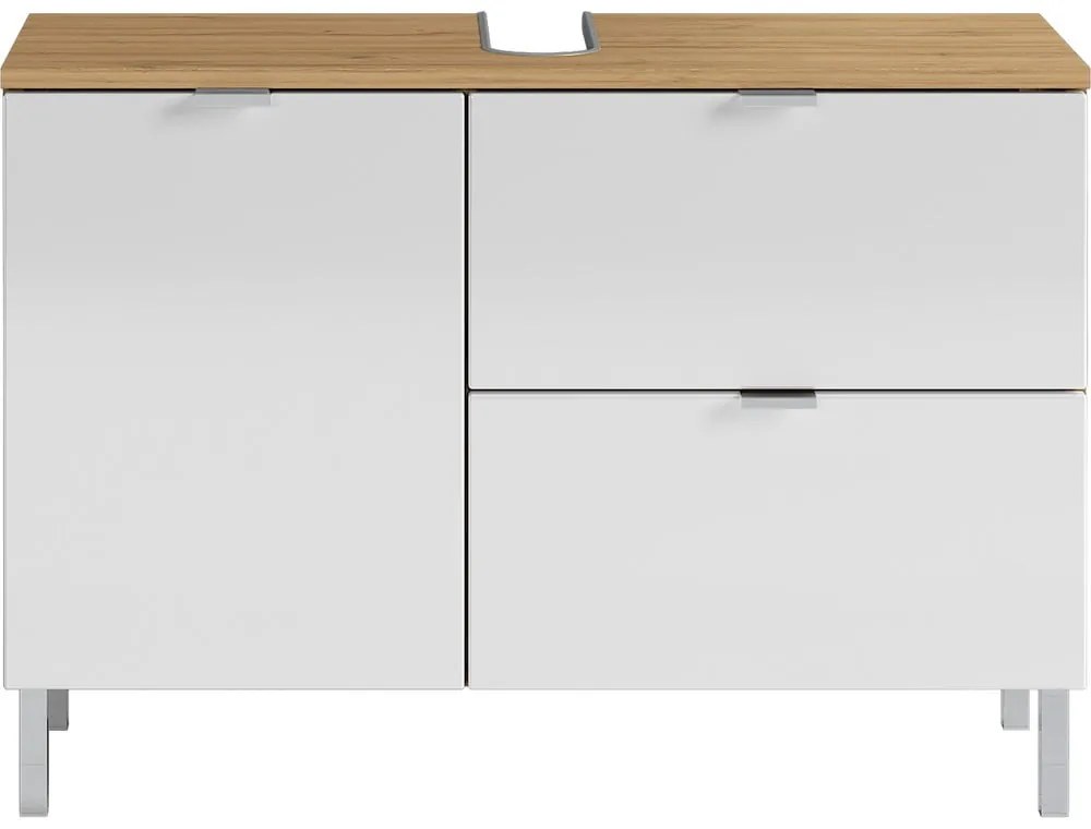 Mobile bianco sotto il lavabo in rovere 80x56 cm Mauresa - Germania