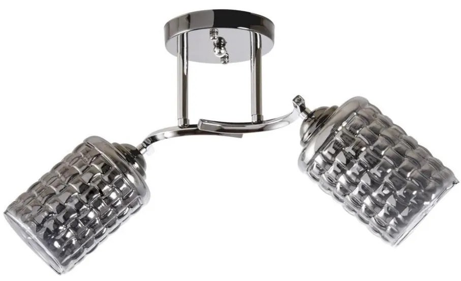 Lampadario a sospensione con supporto rigido 2xE27/60W/230V