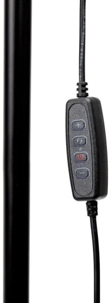 Lampada da terra dimmerabile a LED SIGNUS LED/10W/230V 3000/4500/6500K nero