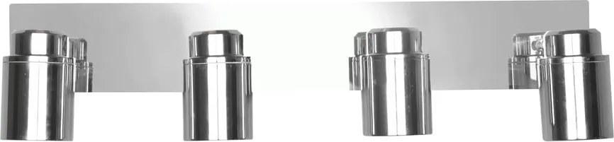 Faretto in metallo argento lucido 19x52 cm Angelo - Trio