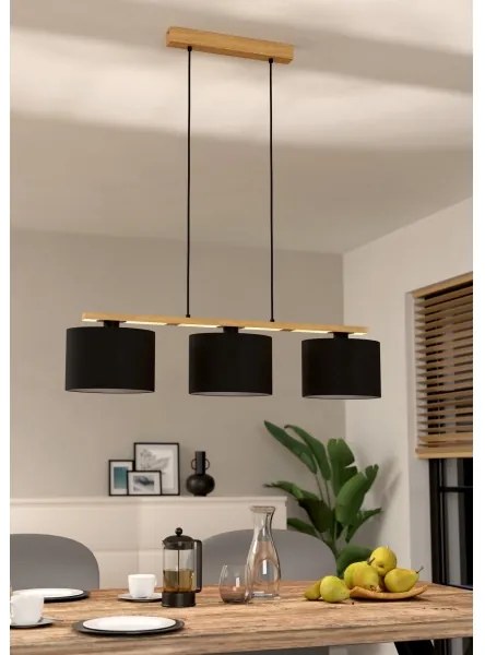 Eglo 900313 - Lampadario a sospensione con filo CASTRALVO 3xE27/40W/230V