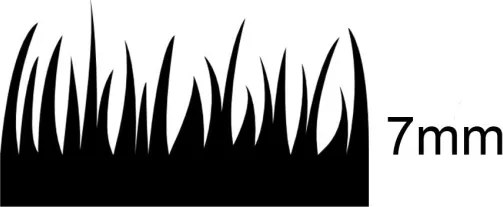 Prato sintetico rotolo tappeto erba finto artificiale 7 MM 2X25 MT