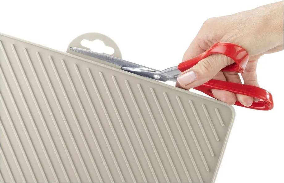 Tappetino scolapiatti beige in plastica 34x40 cm Nelia – Wenko