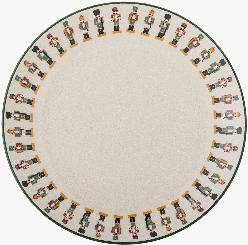 Set di 2 piatti fondi dipinti a mano Jolly