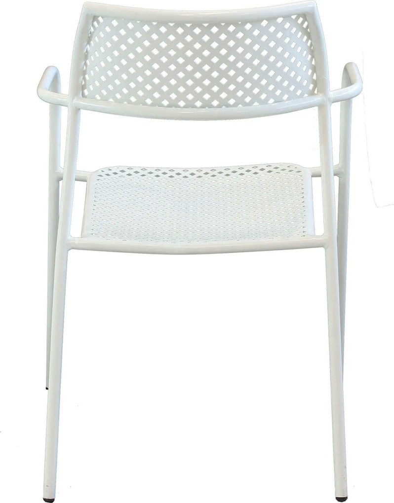 ROMANUS - set tavolo in metallo cm 60 x 60 x 72 h con 2 poltrone Aviim