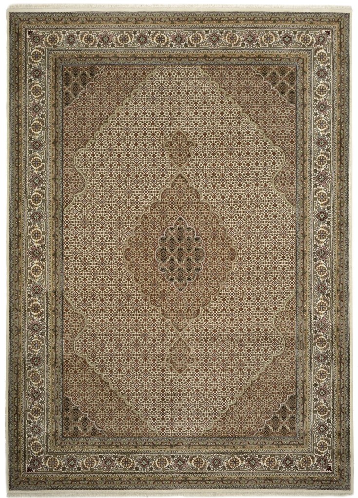 Tabriz Tappeto 350 x 250 (Indian) Annodato A Mano